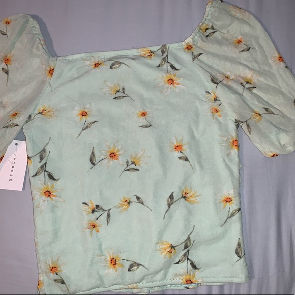 Ivyrose light green blouse - Picture 3 of 4